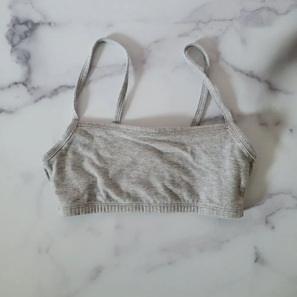 2 pullover bralettes tween mint green